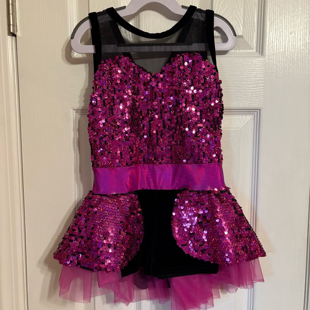 A Wish Come True Name In Lights Child Dance Costume Size XS(?) (No Size Tag)